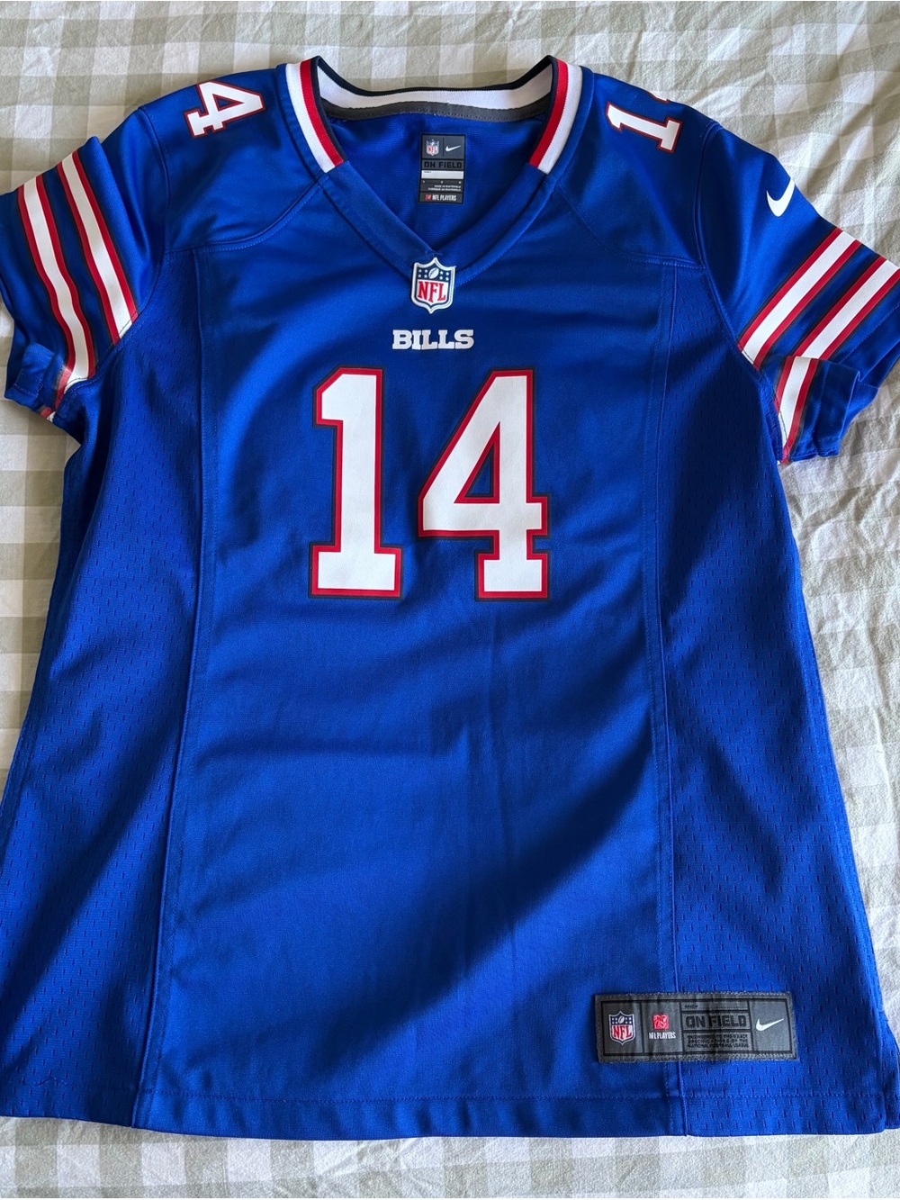Nike Buffalo Bills #14 Blue Football Jersey KIDS LARGE